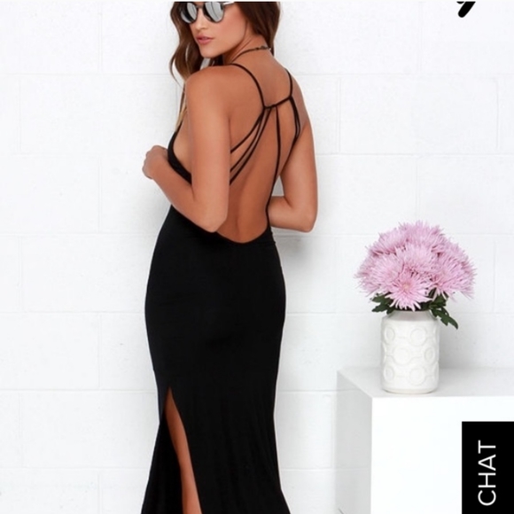 Lulu's open back midi dress - Picture 2 of 5